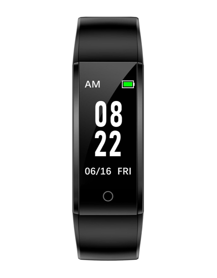 Fitness Tracker Non Bluetooth Fitness Watch No App No Phone Required Waterproof Pedometer Watch with Steps Calories Counter Sleep Tracker for Men Women Parents (Black)