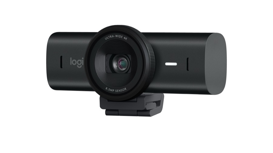 Logitech MX Brio Ultra HD 4K Collaboration and Streaming Webcam, 1080p at 60 FPS, Dual Noise Reducing Mics,Show Mode, USB-C, Webcam Cover, Works with Microsoft Teams, Zoom, Google Meet - Black